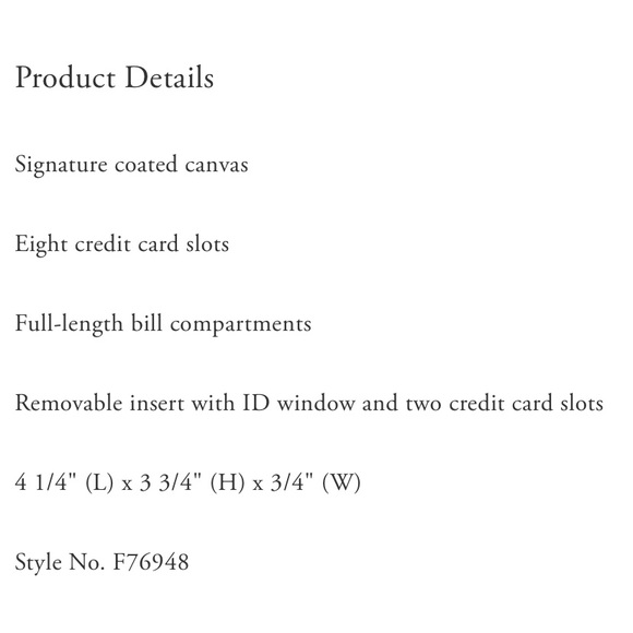 Coach Camouflage 3 in 1 Wallet - Picture 7 of 7